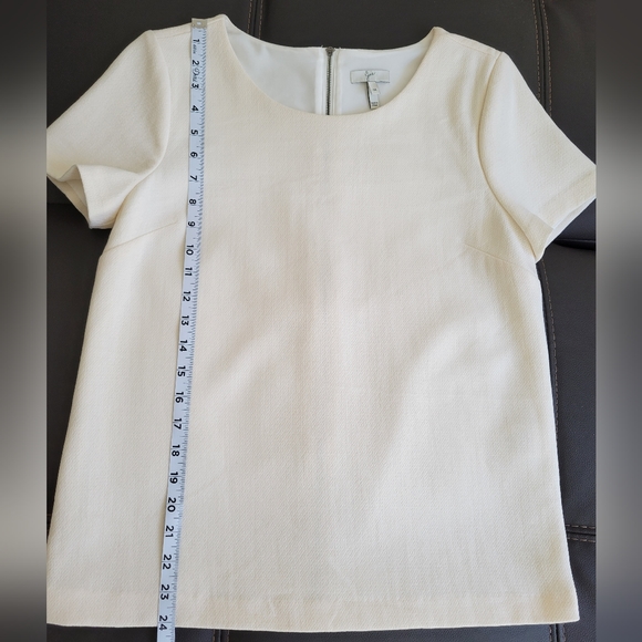Joie Deleina Wool Cream Textured Top Size M - Picture 10 of 12